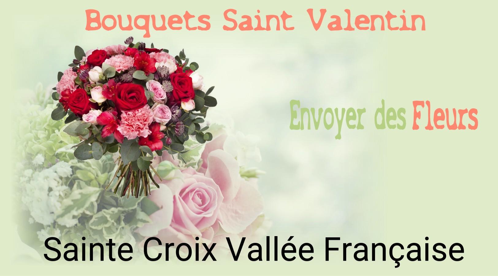 Roses de Saint-Valentin livrées à Sainte-Croix-Vallée-Française